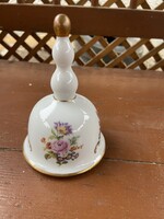 Német Wallendorf arany porcelán Csengő