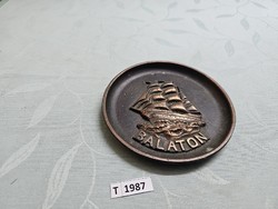 T1987 Réz Balaton falitál 15 cm