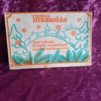 Rumos mazsolás szaloncukros doboz 1988-ból