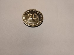 20 shilling Osztrák 1984-es emlék érme UNC eladó