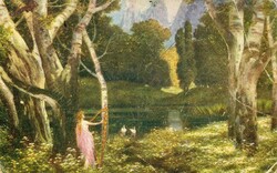 Képeslap: Nő, nők.