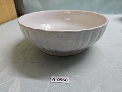A0968 Zsolnay Hungária sorozat pogácsás tál 24,5 cm