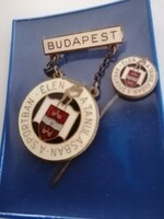 Budapest-Élen a sportban élen a tanulásban jelvény +kitűző