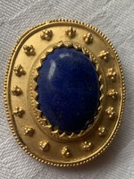 Egyiptomi műtárgymásolat -lapis lazuli kővel .aranyozással-WALTERSART Gallery/WAG jelzéssel
