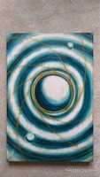 Vonzás.60x40cm-es eredeti Palaics Eszter mű, Artame díjas tanúsítvánnyal.