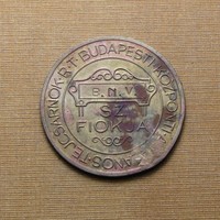 Budapesti Központi Tejcsarnok 40 fillér bárca - BNV beütéssel