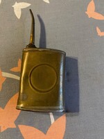 Réz olajozó / olajozó kanna. XX. szd. első fele. Mérete: 15x6 cm Teljesen jó ,használható állapotban