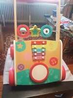 Hape fa járóka – Az első zenés járókám ,Mérete: 40,5 × 50 × 41,5 cm