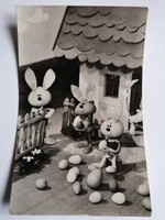 1,20 ft-os Képeslap - Tulok Ferenc fotója, Foky Ottó Bábterv -  Húsvét  (1960-as évek)