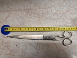 Retro papírvágó olló - MSZ jelöléssel kb.25 cm