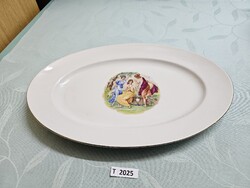 T2025 TK Thun Csehszlovák jelenetes pecsenyés tál 36x23,5