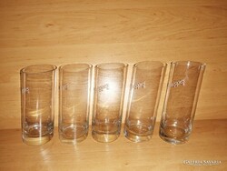 Schweppes ferde üveg pohár 5 db egyben (8/K)