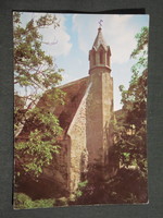 Képeslap,Sopronbánfalva,Mária Magdolna templom,oltár látkép,részlet, 1975-