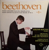 Beethoven-Kocsis,Lukács - Piano Concerto No. 4 In G Major, Op. 58 / Piano Sonata No. 26 In E Flat(LP