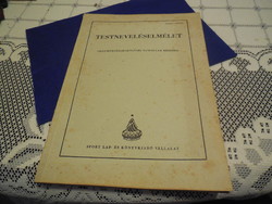 Testneveléselmélet  1952 . kiadás , 20 x 28 cm