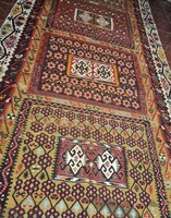 Hatalmas ANTIK KILIM, 390x175 cm