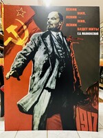 Óriási Lenin plakát  (műanyag hordozón)