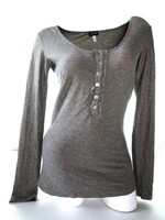 EREDETI ARMANI JEANS (M / L) ELEGÁNS HOSSZÚ UJJÚ NŐI RUGALMAS ANYAGÚ FELSŐ