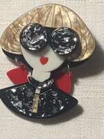 ART DECO jellegű modern FEJ KITŰZŐ-ACRIL