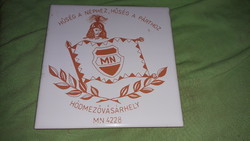 Retro ALFÖLDI porcelán ZRÍNYI EMLÉKCSEMPE-MAGYAR NÉPHADSEREG-HŰSÉG A NÉPHEZ HŰSÉG A PÁRTHOZ HIBÁTLAN