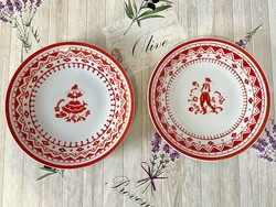 Zsolnay porcelán falitányérok