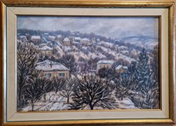 Kovács Lajos - Ady Garden - Pastel - 60x40 cm