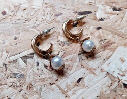 Retro gyöngyös fülbevaló