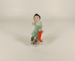 HERENDI CSIZMADIA - SUSZTER FIGURA , HIBÁTLAN ! (A072)
