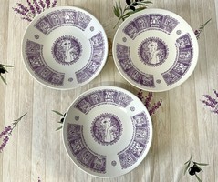 Zsolnay porcelán falitálak