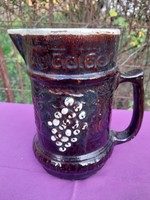 Antik népi boros kancsó