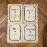 4db edition schott kotta Beethoven Schumann Weber Chopin