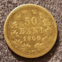 .825 ezüst 50 Bani 1900. Román Királyság (1867 - 1924)   (18)