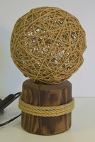 Asztali rattan lámpa A062