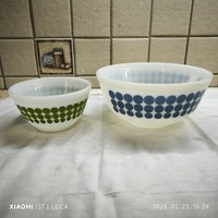 Retro  pyrex-jénai-tejüveg  tál 2 db eladó!