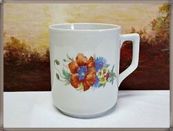 Zsolnay pipacsos porcelán bögre 2.