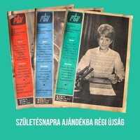 1968 február 19 - 25  /  RTV rádió és televízió újság  /  Szülilap Ssz.:  36205