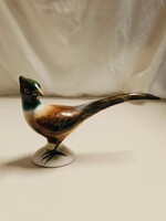 Bodrogkeresztúri kerámia fácán figura - hibátlan