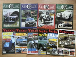 10 darab különböző újság - Auto Classic / Veterán - MAGYAR kiadás - Szép állapotban!