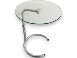 Állítható magasságú króm design lerakóasztal - 52425