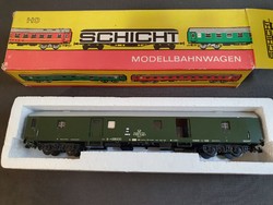 DDR ,Új , Schicht Villany vasút, H0, 1:87, retro játék, postakocsi, terepasztal