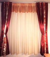 Drapériás elegáns függöny szett sötétítővel ÚJ