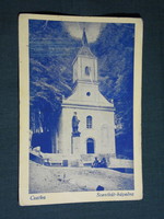 Képeslap,Csatka,Szentkút kápolna templom látkép,Bíróczkiné Csatka kadás,1945-