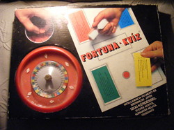 Retro Fortuna Kvíz intelligencia felmérő- és szerencse társasjáték 80-as évek