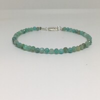 Larimar/Delfinkő minimál karkötő
