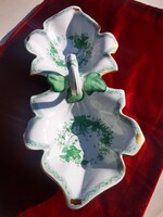 HERENDI INDIAI KOSÁR MINTÁS DUPLA KÍNÁLÓ,  49 cm!