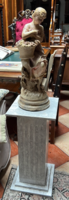 Marble Pattern Pedestal