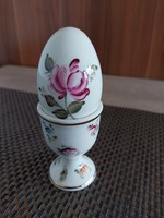 Herendi Rieth porcelán tojás tartóval