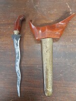 Indonéz Jávai Kris Tőr.18.5 cm.