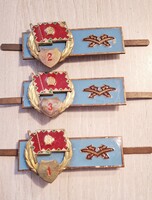 Magyar Néphadsereg 1970-1980 rádiólokátoros fegyvernemi minősítő jelvénye   3 db egyben