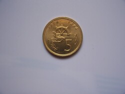 Morocco 5 centimes 1974 fao unc
